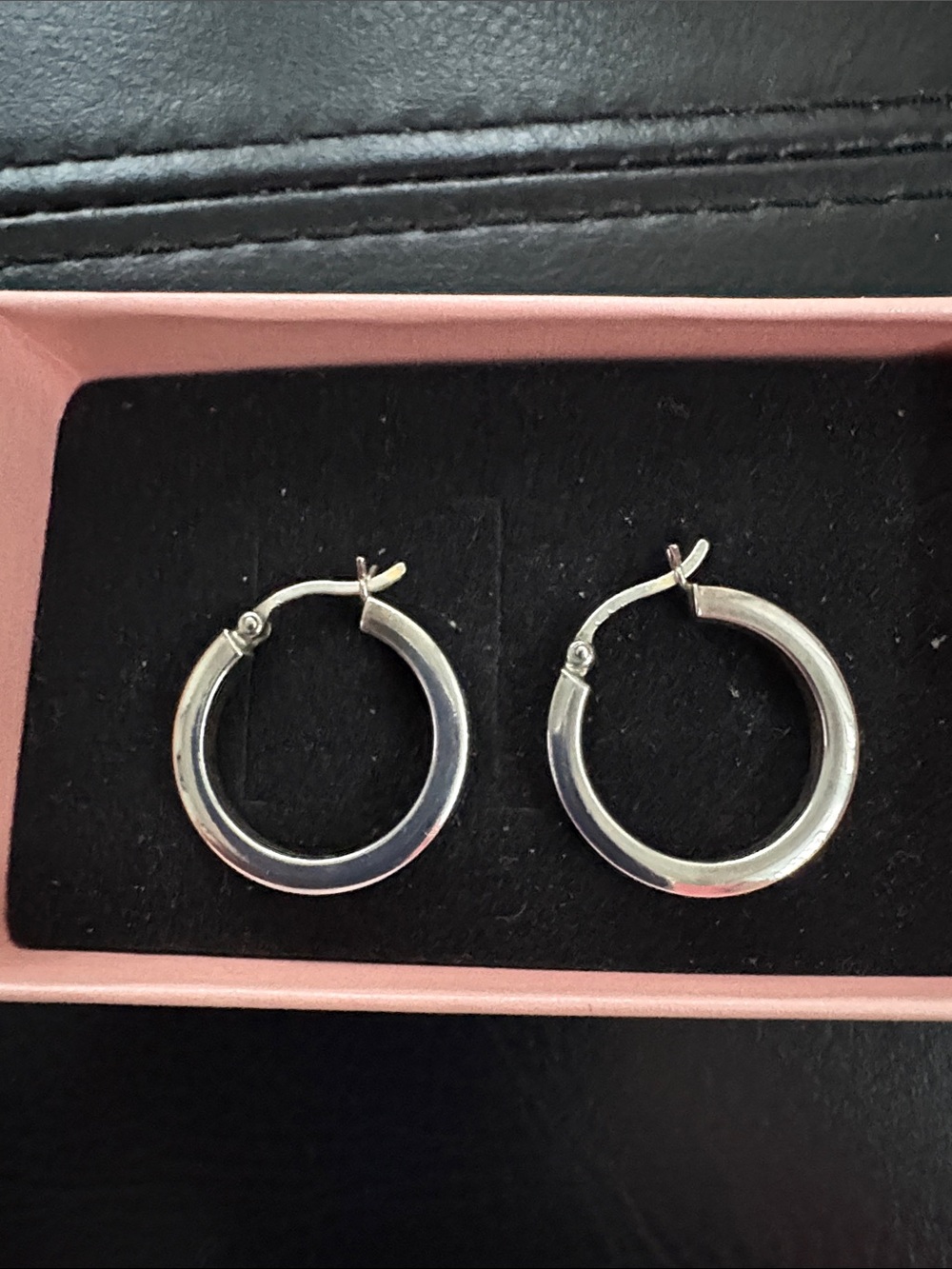 925 Sterling Silver Classic Silver Hoop Earrings